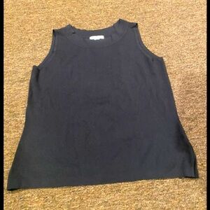 EUC Women’s Dress Barn suit casual sweater tank sleeveless top blouse shirt M